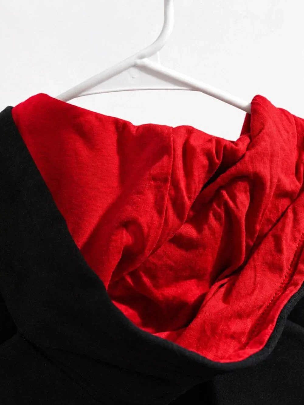 Disney Mickey Mouse Red Black Zip-Up Hoodie Youth Medium